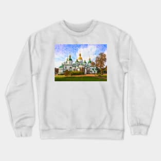 St Sofia&#39;s Cathedral, Kiev Crewneck Sweatshirt